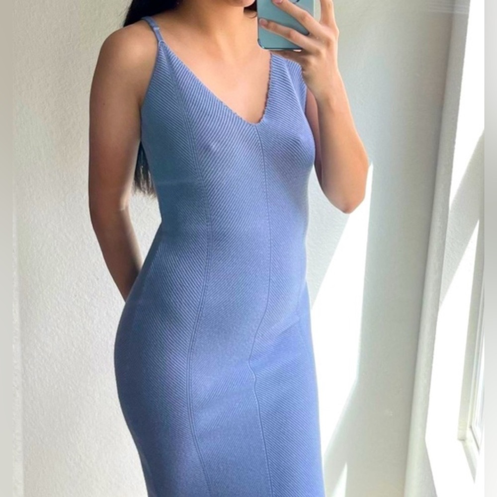 Freshman 1996 Light Blue Midi Dress - Medium